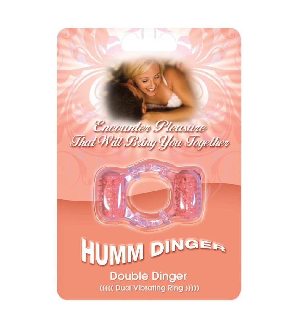 Penis Rings Humm Dinger Double Dinger- Magenta - Magenta - CW113KWXAJ9 $5.60