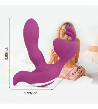 Vibrators G Spot Dildo Vibrator Clitoris Stimulator Rechargeable Nipples Clitoris Anus Testis Massager with 12 Vibration Patt...