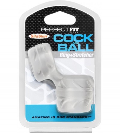 Penis Rings Cock and Ball Cock Ring and Ball Stretcher- SilaSkin- Stretchy- Comfortable- Snug Fit- Clear - CB17YQKEEL3 $10.38