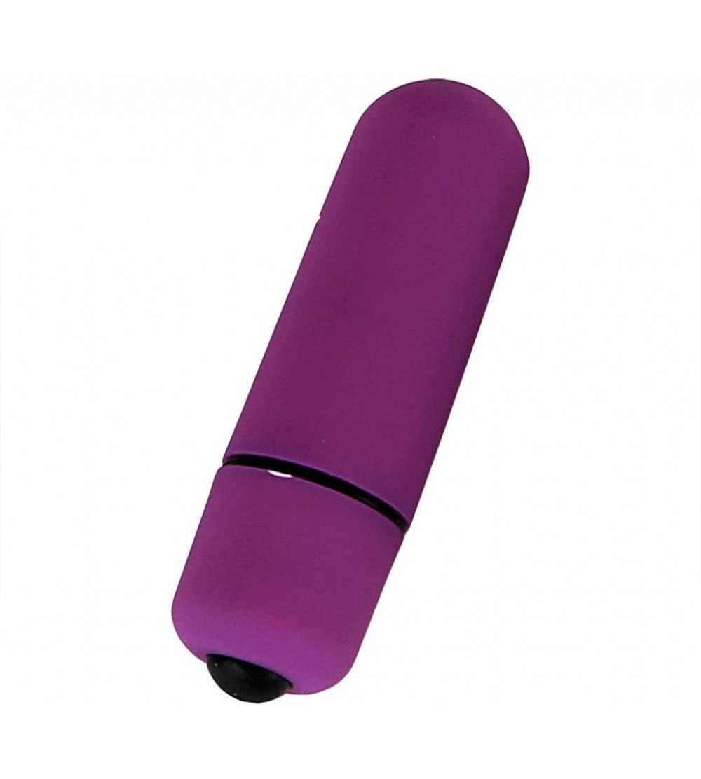Vibrators Muti-Frequency Round Head Mini Bullet Mini M-ásságer Vibb-rrator -10 Frequency (Purple) - CN19C66EROS $9.77