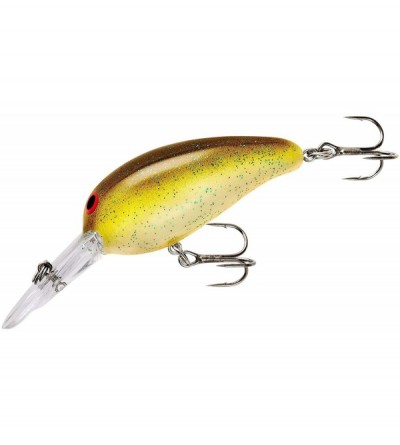 Vibrators Lures Middle N Mid-Depth Crankbait Bass Fishing Lure- 3/8 Ounce- 2 Inch - Rootbeer - C3114AACSYH $19.76