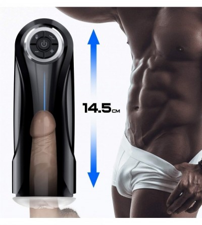 Male Masturbators Male Masturbator Cup Electric Adult Sex Toys for Men with 5 Powerful Thrusting Modes and 3D Realistic Vagin...