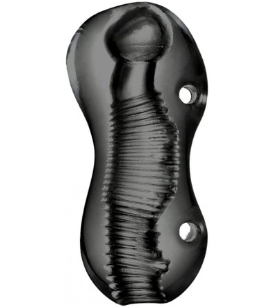 Male Masturbators No. 69 - Super-Stretchable TPE Mastubator Stroker (Black) - CM18MI9UIY9 $35.87