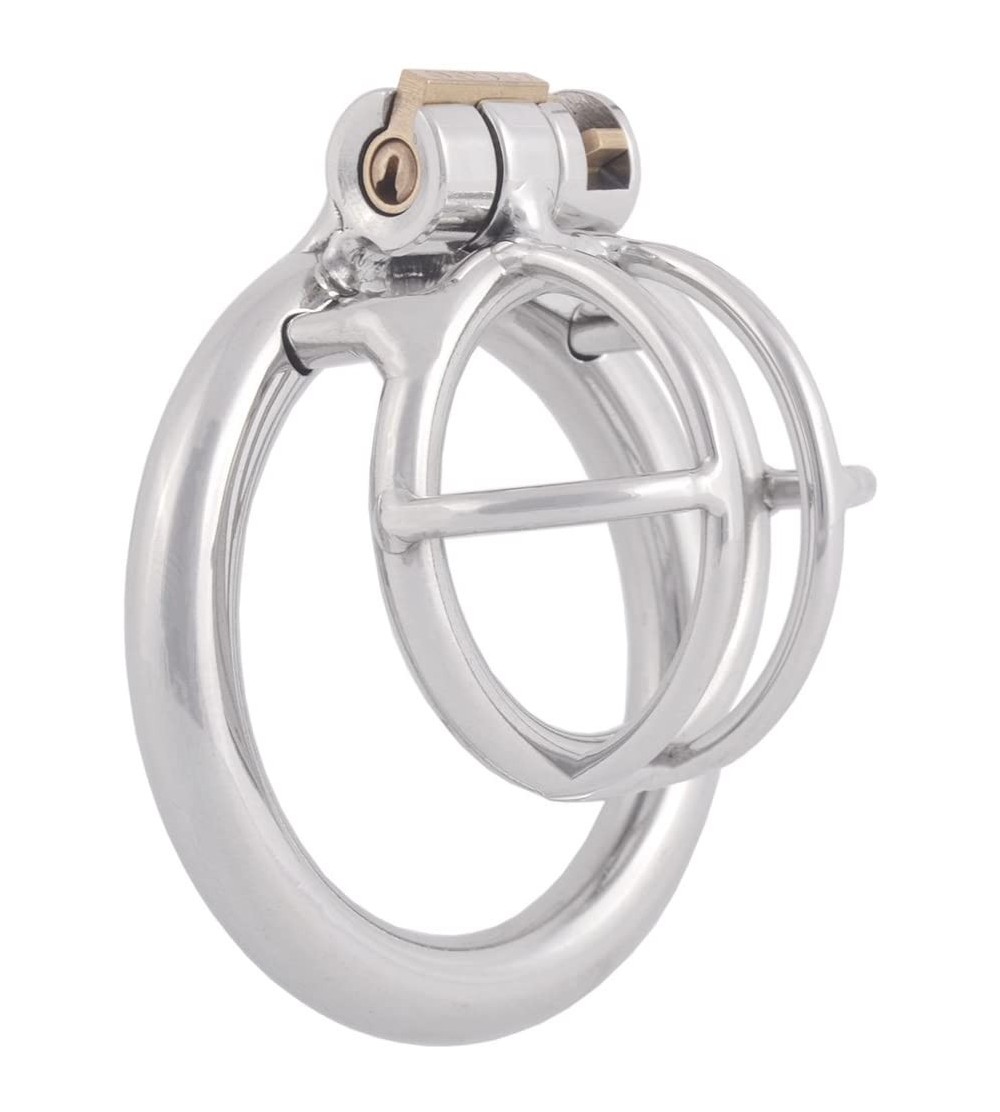 Chastity Devices Men's Virginity Lock Belt Male Chastity Device Short Male Cock Cage for SM Penis Exercise Sex Toys C545 (1.7...