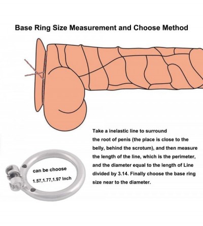Chastity Devices Men's Virginity Lock Belt Male Chastity Device Short Male Cock Cage for SM Penis Exercise Sex Toys C545 (1.7...