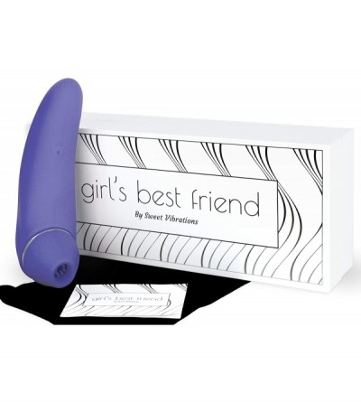 Vibrators Girl's Best Friend- 2-in-1 Vibrator and Realistic Oral Sex Simulator Clit Sucker with 20 Settings for Women and Cou...