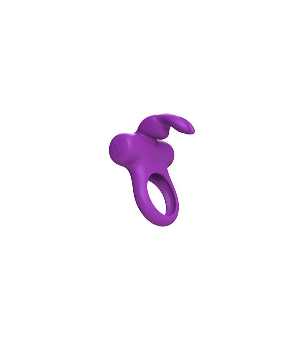 Penis Rings Frisky Bunny Vibrating Ring- Purple - Purple - CL126SFS0O5 $26.10