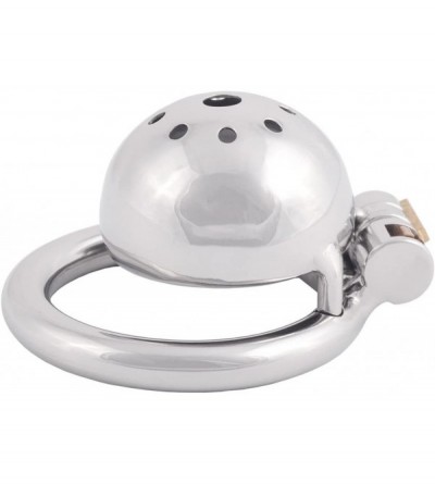 Chastity Devices Metal Chastity Device Male Comfortable Virginity Lock Chastity Belt with Small Cage C240 (1.57 inch / 40mm) ...