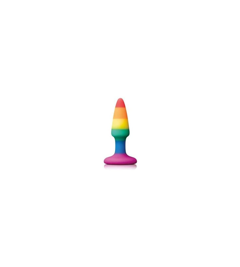 Anal Sex Toys Colours Pride Edition Pleasure Butt Plug Mini - Rainbow - C618TO6W889 $17.60