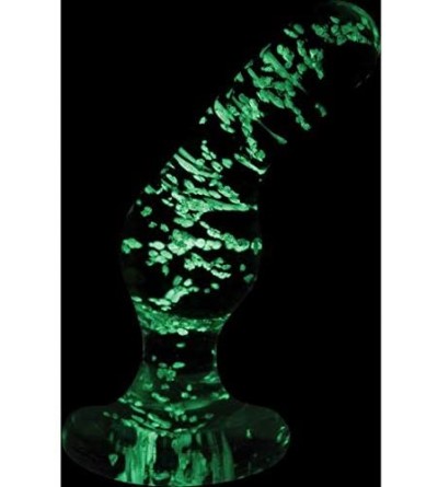 Anal Sex Toys Firefly Glass Angled Plug- Clear- Clear - C2186K3OYYG $12.45