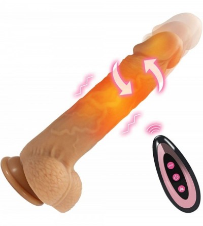 Dildos Realistic Dildo Telescopic Heating Vibrating Dildo- 8.6 Inch Powerful Swinging Thrusting Dildo for Sex Women- Sex Toy ...