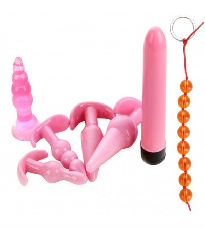 Anal Sex Toys Ańus Plúg Pull Beads B'ut.t Pùgs Trainer Kit Massager Dillido Sxx Toy - Purple - C019340OERG $14.15