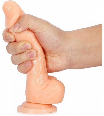 Dildos Superior Realistic Dildo with Suction Cup Anal Sex Toys for Vaginal G-spot and Anal Play- 7.5 inch - CR193C2DXQD $11.13