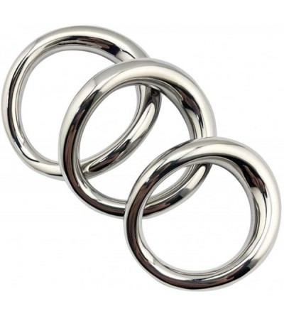 Penis Rings Men Rings- Stainless Steel úrѐthràl Sleeves Long Lasting Physical Therapy Massage - L - CO19EYITCXE $8.98