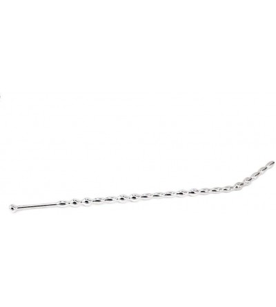Catheters & Sounds Elite Bent Stainless Steel Beads Urethral Sounds Plug- Two Size Bead - C412H42B6SN $9.93