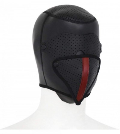 Gags & Muzzles Neoprene Bondage Fetish Puppy Mask- Black Full Face Breathable Restraint Head Hood- Sex Toys- for Unisex Adult...
