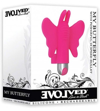 Vibrators My Butterfly with 10 Speed Bullet Vibrator - Pink - CD19468YM53 $22.13