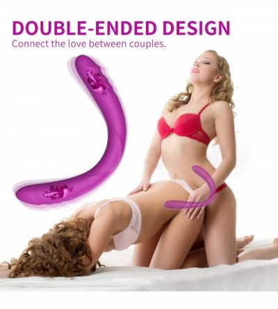 Dildos Realistic Double-Ended Vibrating G-spot Dildo Vibrator - 14.8Inch Strapless Dildo Wireless Silicone Massager for Women...