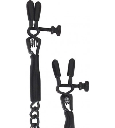 Nipple Toys Adjustable Pincher Nipple Clamp - Black - CY113SHF09F $15.91