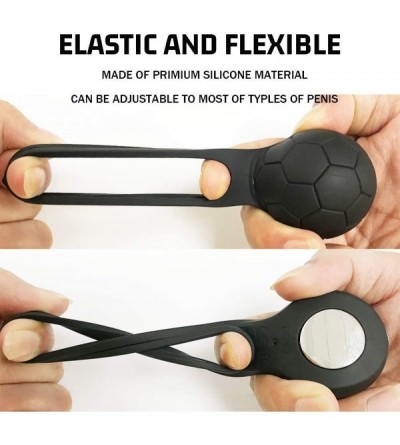 Penis Rings Vibrating Penis Ring with Clitoral Stimulator-Dual Cock Ring for Harder Stronger Longer Lasting Erection-12 Vibra...