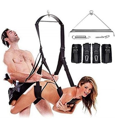 Sex Furniture (Ship from US) Adult Sex Swing Set-360°Spinning Trapeze Fluffy Liner Super Soft Swing Kit Indoor Ceiling Swing ...
