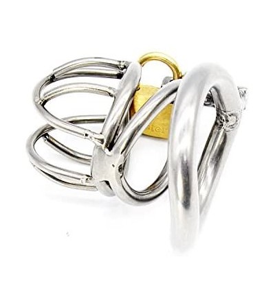 Chastity Devices Male Chastity Device Hypoallergenic Stainless Steel Cock Cage Penis Ring S Size Virginity Lock Chastity Belt...