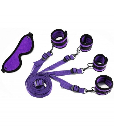Restraints Fuzzy Plush Bed Kit Costume Accessory Set for Cosplay- Purple - CJ18H23553I $12.62