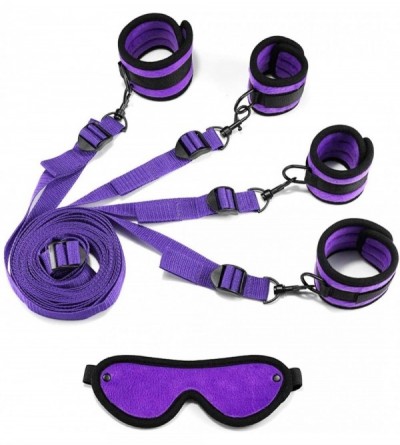 Restraints Fuzzy Plush Bed Kit Costume Accessory Set for Cosplay- Purple - CJ18H23553I $12.62