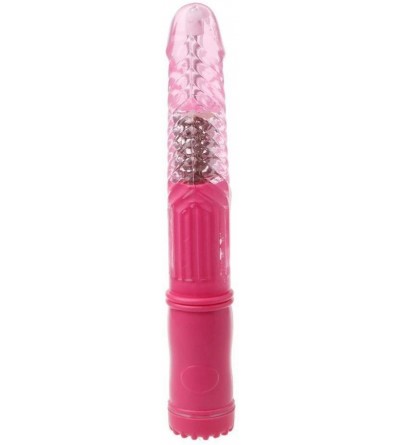 Vibrators Thrusting Rabbit Vibrator Dildo G-spot Multispeed Massager Female Adult Sex Toy - Hot Pink - C718ERL477U $12.21