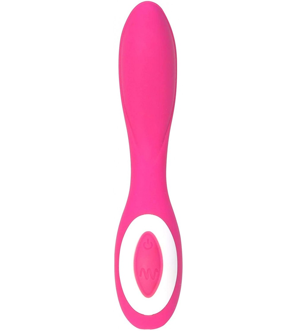 Vibrators G-Spot Silicone Vibrator Pink- Rechargeable- Water-Resistant and Multi Function- Adult Sex Toy - Pink - CI18H54I42K...
