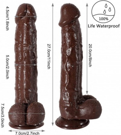 Dildos Realistic Dildos- Big Dildos with Strong Suction Cup for Hand-Free Play Vagina G-spot Anal Simulate- Adult Sexy Toy fo...