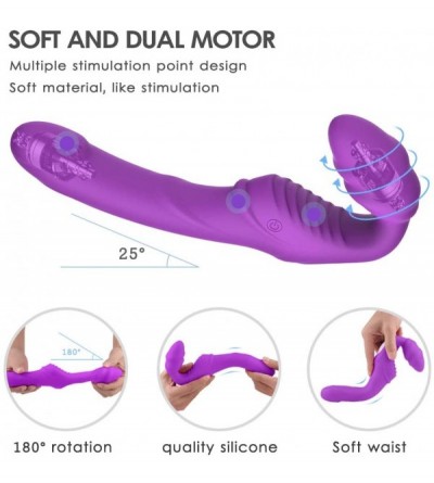 Dildos Vibrating Strapless Strap on Dildo Vibrator Sex Toys - Silicone Rechargeable Remote Control Female Clitoris Stimulate ...