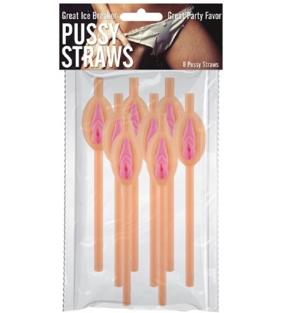 Novelties Pussy Straws - 8 Pack - CZ18G280TXI $20.86