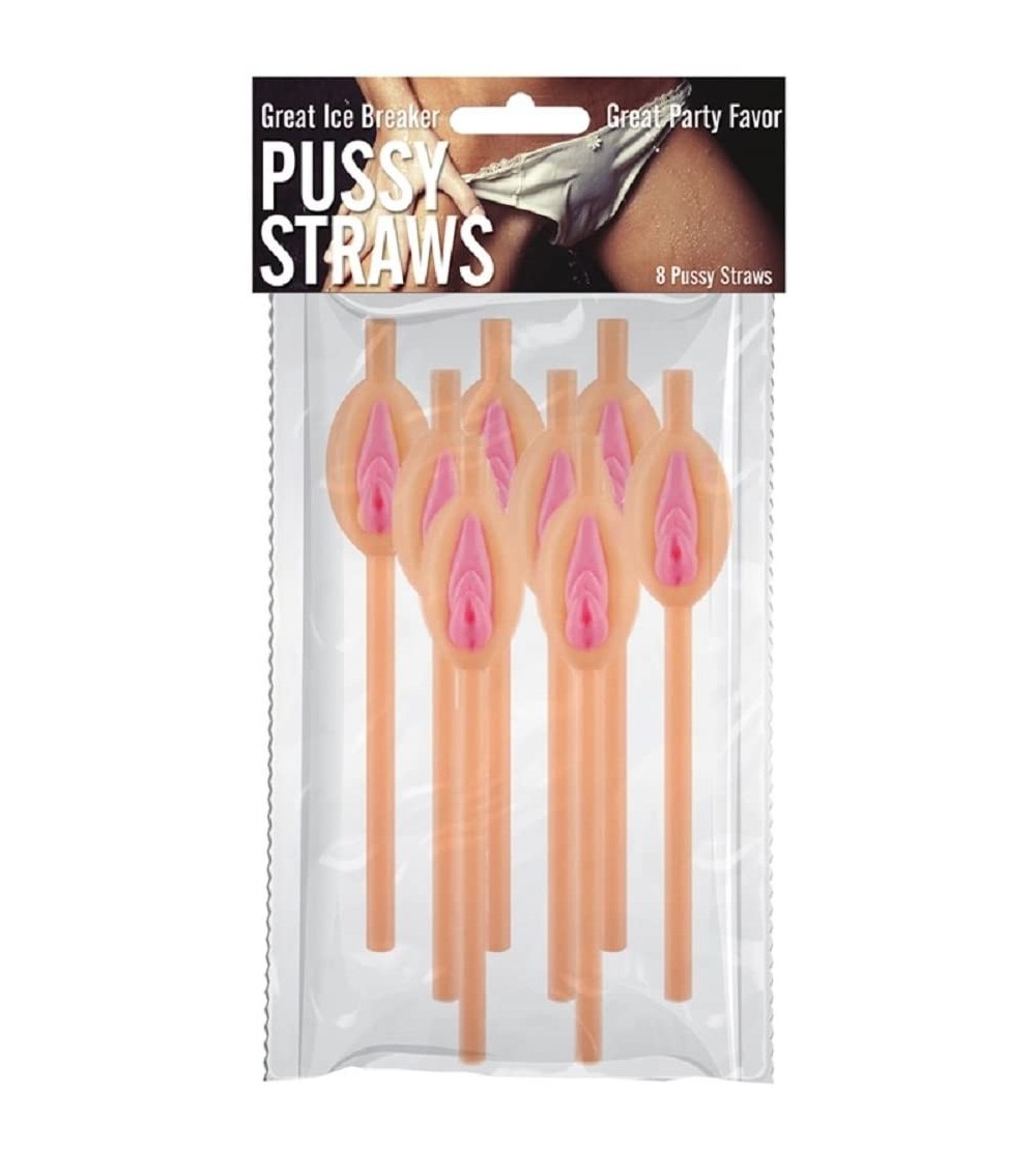 Novelties Pussy Straws - 8 Pack - CZ18G280TXI $10.29