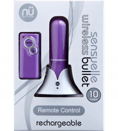 Vibrators Rechargeable Wireless Remote Control 10 Function Bullet - C311FLI6A5V $41.91
