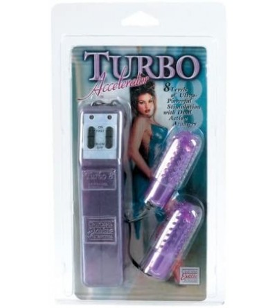 Vibrators Turbo 8 Double Bullet W/Sleeve-Lavender Novelites - CK125WOGEKP $20.14
