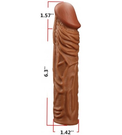 Pumps & Enlargers Men's Length Extension Sleeve Thickness Girth Enlargement Enhancer-STKYGOOD-66553221 - CC1920MSRY7 $11.54