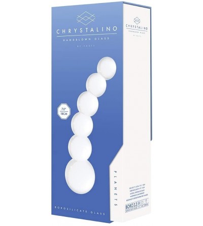 Anal Sex Toys Chrystalino Planets- White - White - CP18H3I7AL4 $21.16