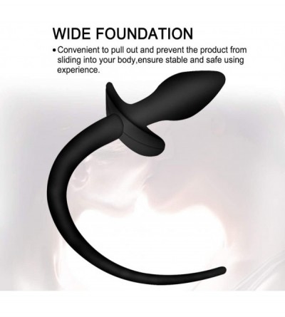 Anal Sex Toys Butt Plug Silicone Anal Plug with Dog Puppy Tails - CT188U9AAM2 $12.23