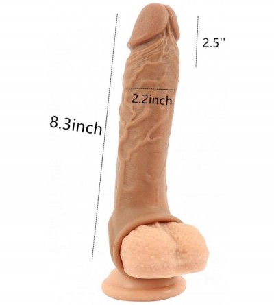 Pumps & Enlargers 12 INCH Wearable Male Rod Extension Enhancer Girth Extender Sleeve for Men (Brown) - Brown - CB18ZX9YKEO $1...