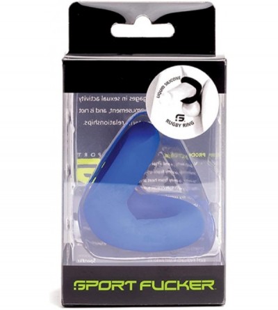 Penis Rings Rugby Ring - Trainer CockRing (Blue) - Blue - CK19D7M590O $12.01