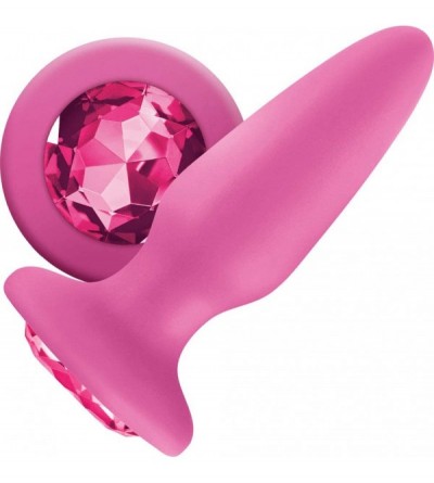 Anal Sex Toys Glams Anal Plug - Pink Gem - CZ184RTMWDD $11.10