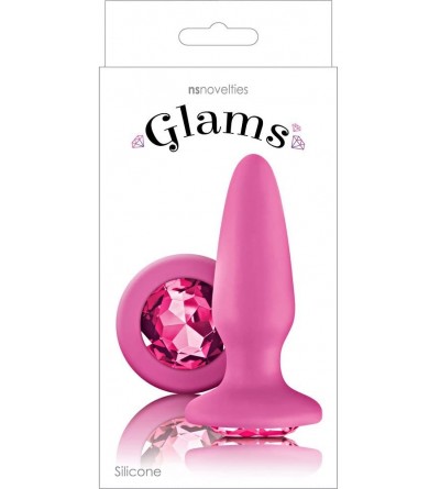 Anal Sex Toys Glams Anal Plug - Pink Gem - CZ184RTMWDD $11.10