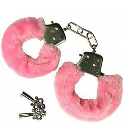 Restraints Fuzzy Handcuffs Pink - CI114QDBRI3 $31.24
