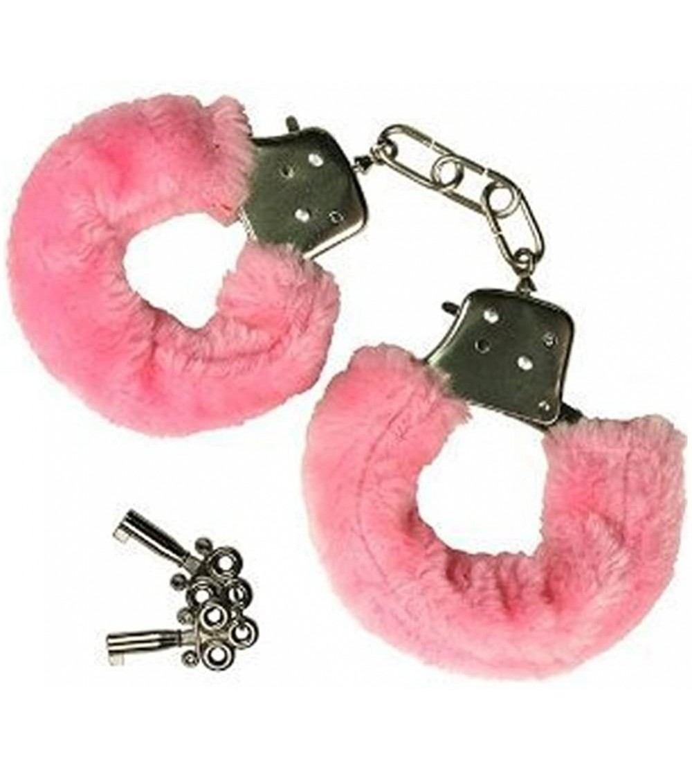 Restraints Fuzzy Handcuffs Pink - CI114QDBRI3 $13.09
