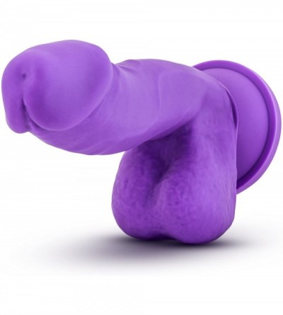 Anal Sex Toys Ruse - Juicy - 7.25" Realistic Feel G Spot Stimulating Curved Dildo - Cock and Balls Dong - Suction Cup Harness...