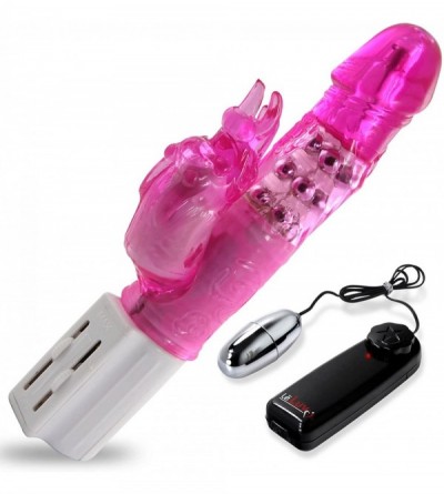 Dildos Pink Rabbit Vibrator Dragon Dream Multispeed Waterproof Swirling Shaft Clitoral Massager Bundle with Multispeed Egg - ...