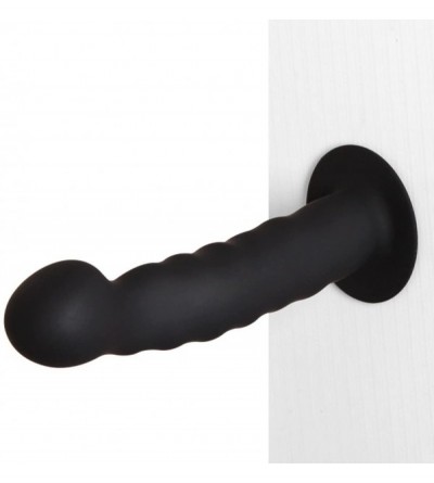 Anal Sex Toys Suction Cup Butt Anal Plug Prostate Massager - Body Safe Silicone - Best for Men- Women or Couples (Black) - Bl...