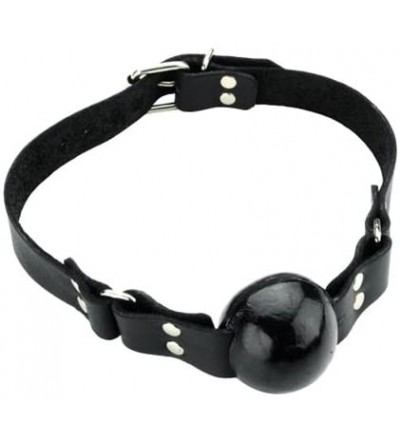 Gags & Muzzles Small Ball Gag with Buckle- Black- 1.5 Inch - Black - C3112BMGV55 $24.16