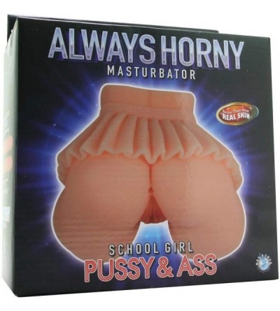 Male Masturbators Masturbator- Always Horny School Girl Pussy & Ass- Flesh/Beige - Always Horny School Girl Pussy & Ass - CB1...